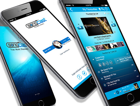 musical mobile app design